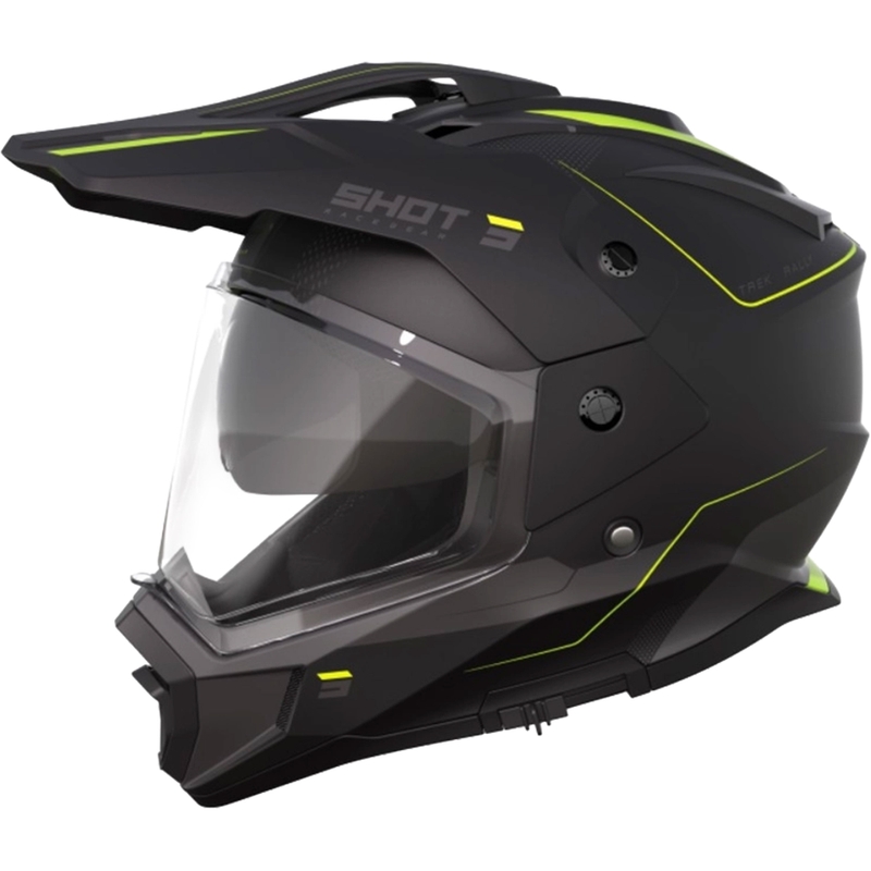 Enduro šalmas Trek Rally juoda-fluo geltona