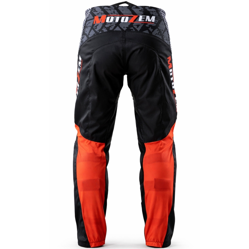 MotoZem Ground MX kroso kelnės juodos-baltos-raudonos