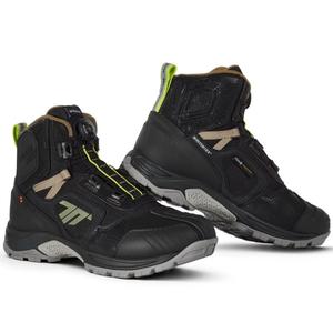 Motociklininko batai SEVENTY DEGREES SD-BA7 Stelvio Low black-sand-fluo yellow