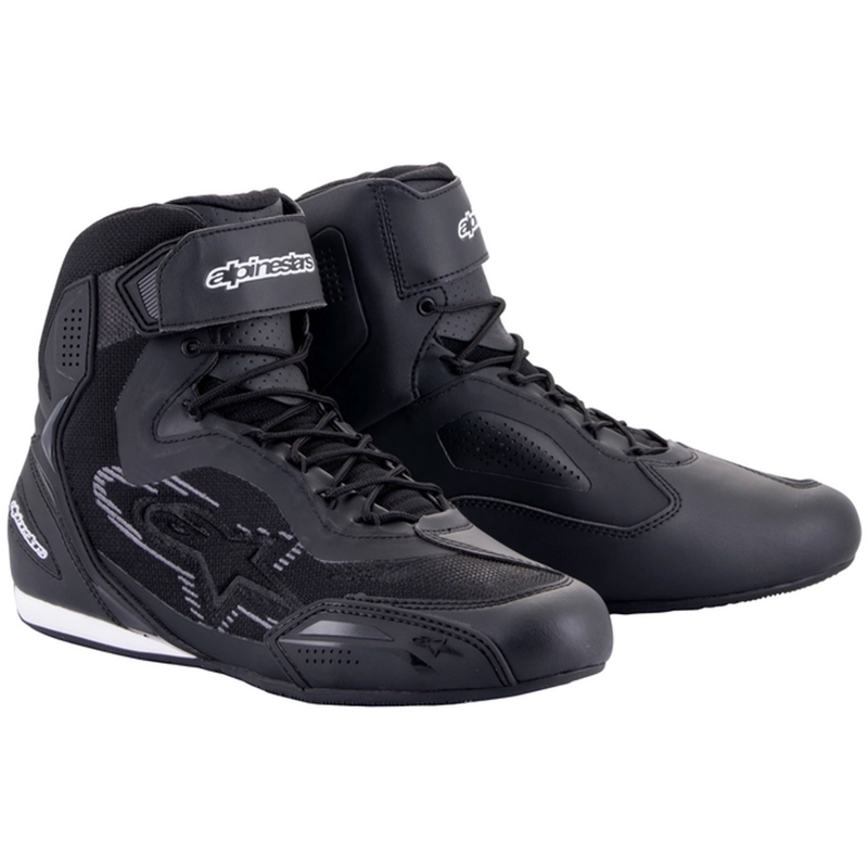 Alpinestars Faster-3 Rideknit juodai pilki motociklininko batai