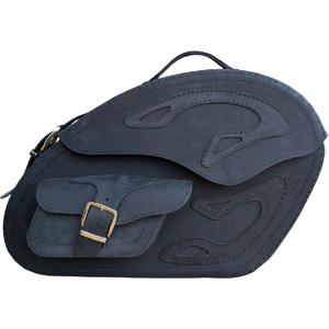 Odiniai motociklų krepšiai RSA S269 juodi