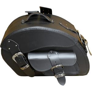 Odiniai motociklų krepšiai RSA S162A juodi