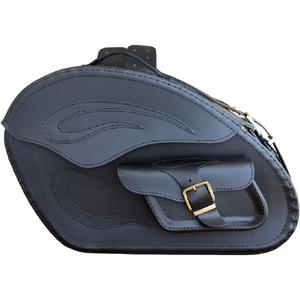 Odiniai motociklų krepšiai RSA S266A juodi