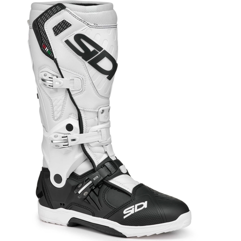 "SiDi Crossair" juodai balti motociklininko batai