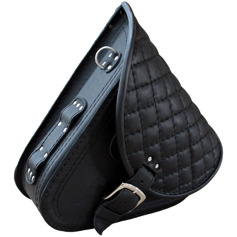 Odinis motociklo krepšys RSA S592 HD Softtail, juodas