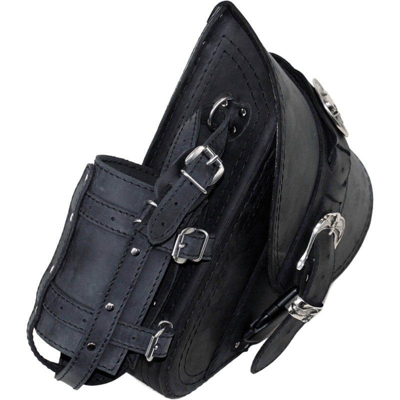 Odinis motociklo krepšys RSA S594 HD Softtail, juodas