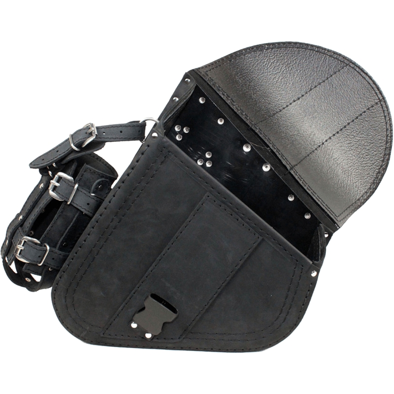 Odinis motociklo krepšys RSA S594 HD Softtail, juodas