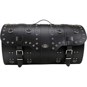 Odinis motociklo dėklas su spyna ir kniedėmis RSA K160 juodas