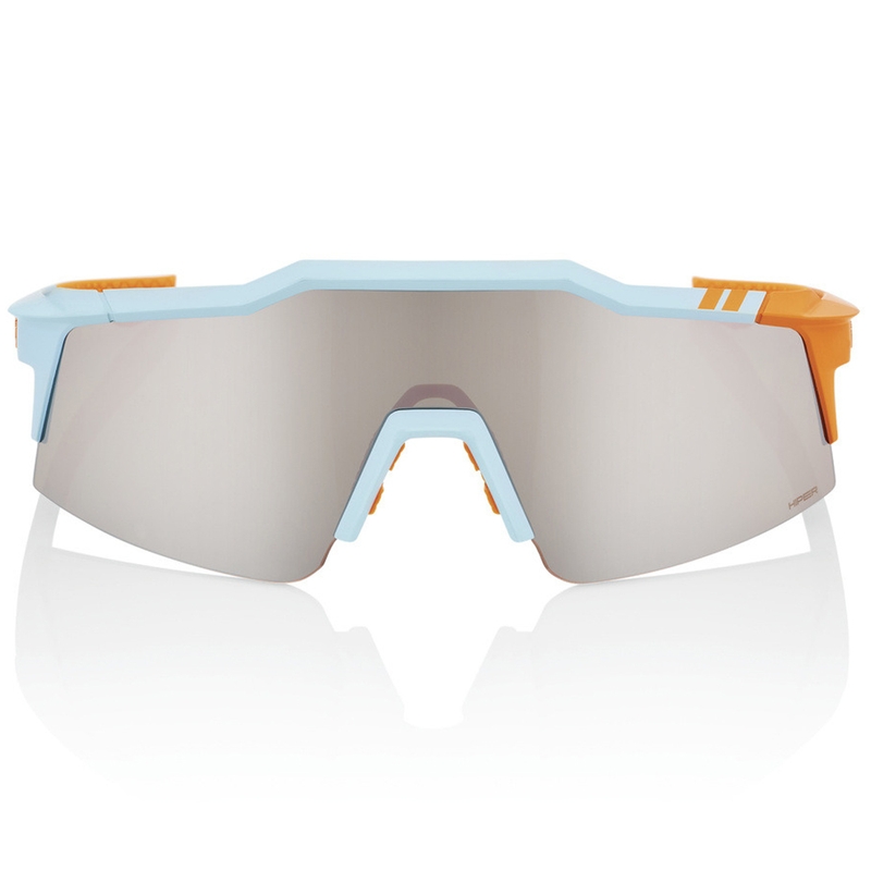 100% SPEEDCRAFT SL minkšti dviejų spalvų „Hiper“ akiniai nuo saulės su sidabriniais lęšiais