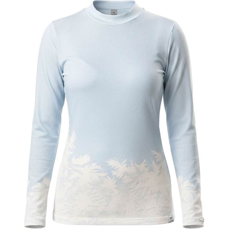 Moteriški termo marškinėliai nanosilver® Frozen blue and white