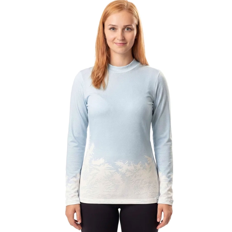 Moteriški termo marškinėliai nanosilver® Frozen blue and white