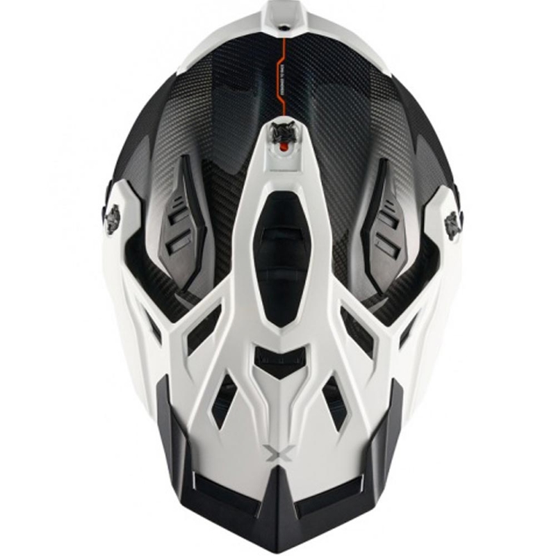 Enduro motociklo šalmas Nexx X.Rally Gravix Carbon juoda-balta