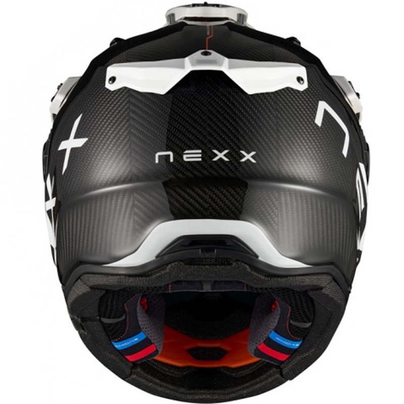 Enduro motociklo šalmas Nexx X.Rally Gravix Carbon juoda-balta