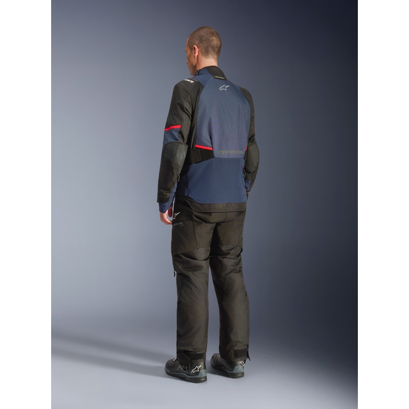 Alpinestars Andes V4 Drystar motociklo striukė tamsiai mėlyna-mėlyna-juoda