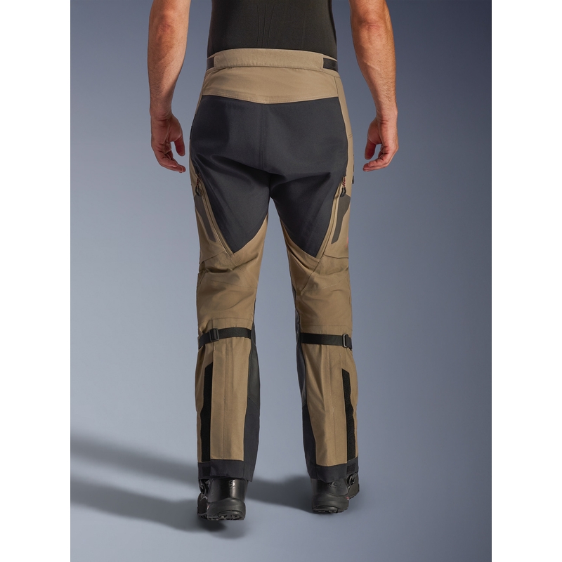 Alpinestars Nazca 3L Gore-Tex PRO motociklo kelnės, šviesiai rudos-juodos