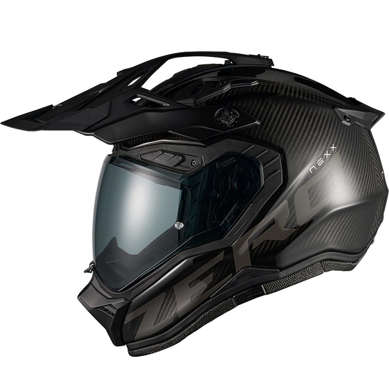 Enduro motociklo šalmas Nexx X.Rally Zero PRO anglies juodumo