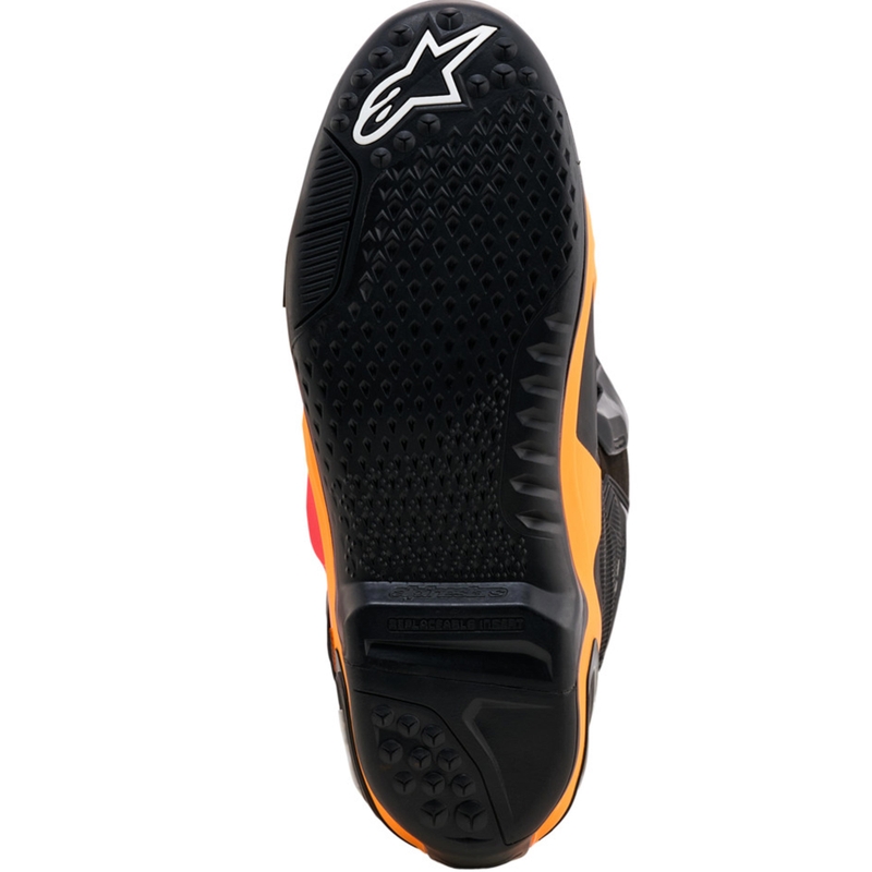 „Alpinestars Tech 10 Limited Edition“ motociklo batai „Black Hole“ – juodi