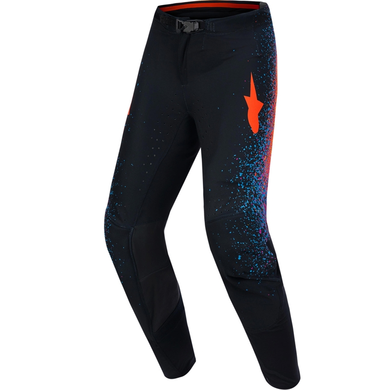 Alpinestars Supertech Limited Edition motokroso kelnės Black Hole - juodos