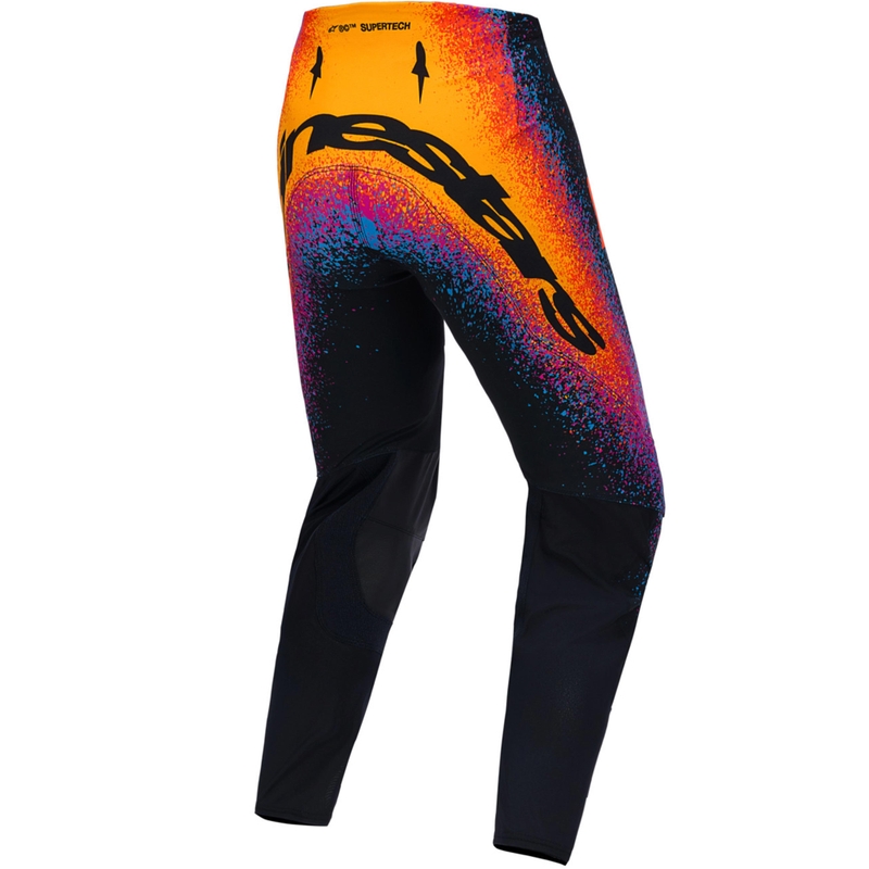 Alpinestars Supertech Limited Edition motokroso kelnės Black Hole - juodos