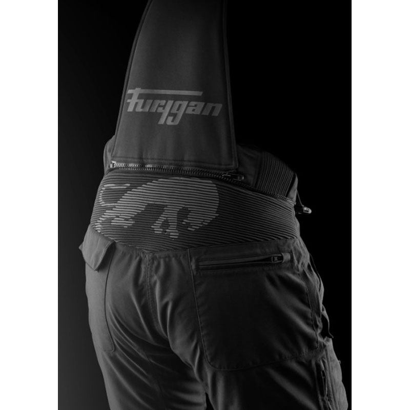 Furygan Redington 3C PRIMALOFT® motociklo kelnės juodos