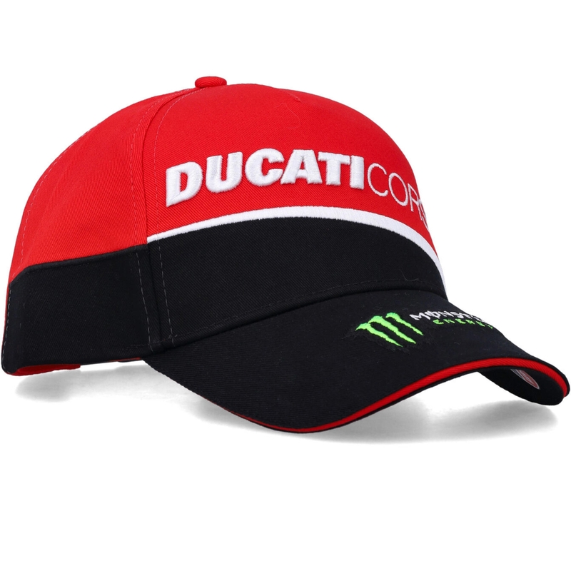 Ducati Corse Monster Diagonal kepuraitė juoda-raudona