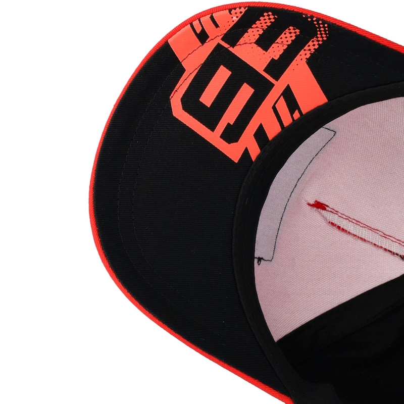 Vaikiška kepuraitė Ducati Marc Marquez Baseball 93 Patch juoda-raudona