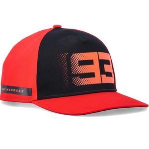 Ducati Marc Marquez kepuraitė su vidurio skydeliu Pixelled 93 juoda-raudona