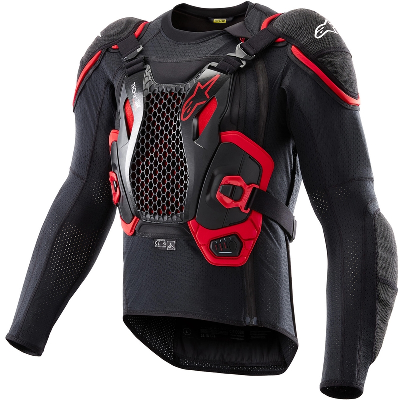 „Alpinestars TECH-AIR®OFF-ROAD“ sistemos motociklo oro pagalvių liemenė, juoda-raudona