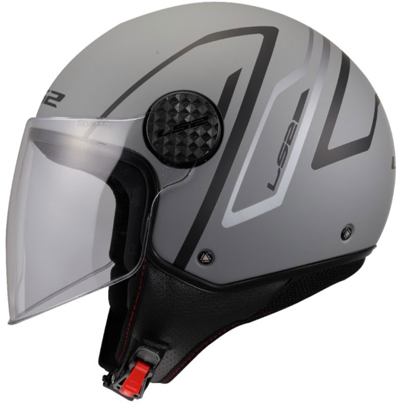 Atviras motociklo šalmas LS2 OF558 Sphere Lux II Minimum juodas-pilkas