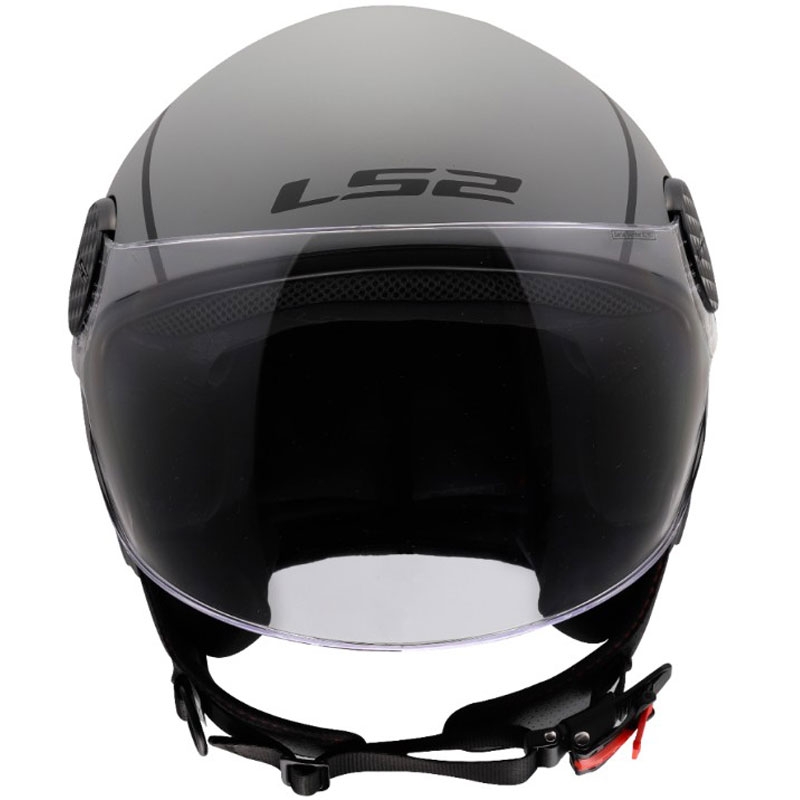 Atviras motociklo šalmas LS2 OF558 Sphere Lux II Minimum juodas-pilkas