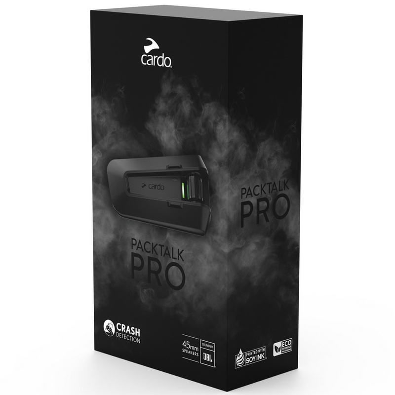 „Bluetooth“ domofonas CARDO PACKTALK PRO Duo, juodas