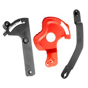 „Cassida Tour“ motociklo šalmo skydelio nuo saulės mechanizmas, juodas