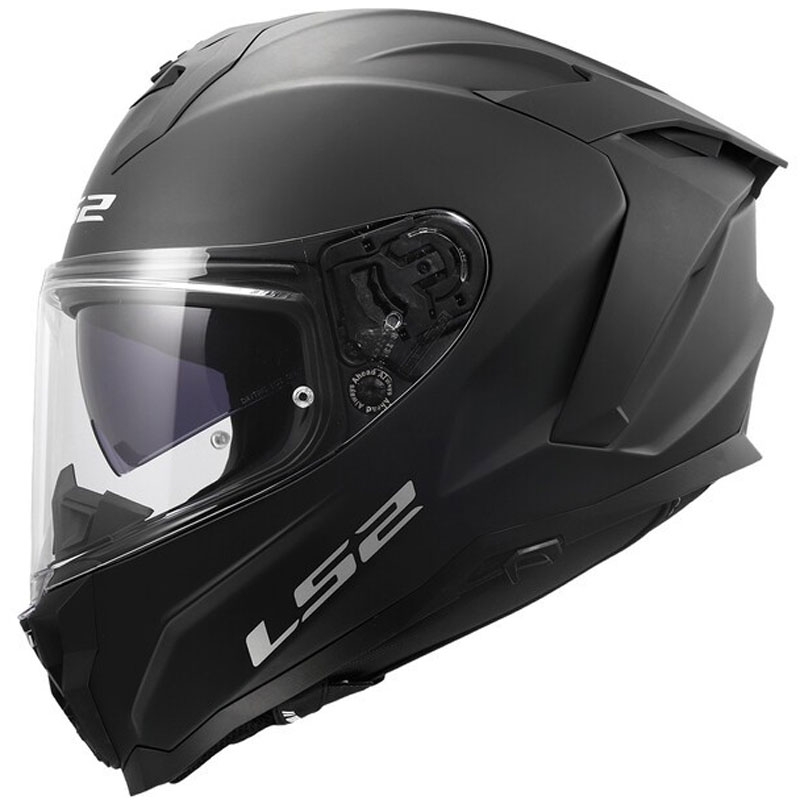 Uždaras motociklo šalmas LS2 FF817 Challenger II, matinė juoda