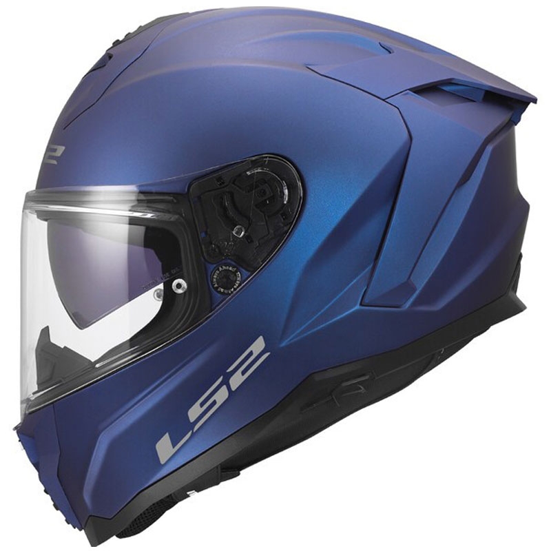 LS2 FF817 Challenger II Solid uždaras motociklo šalmas matinės tamsiai mėlynos spalvos