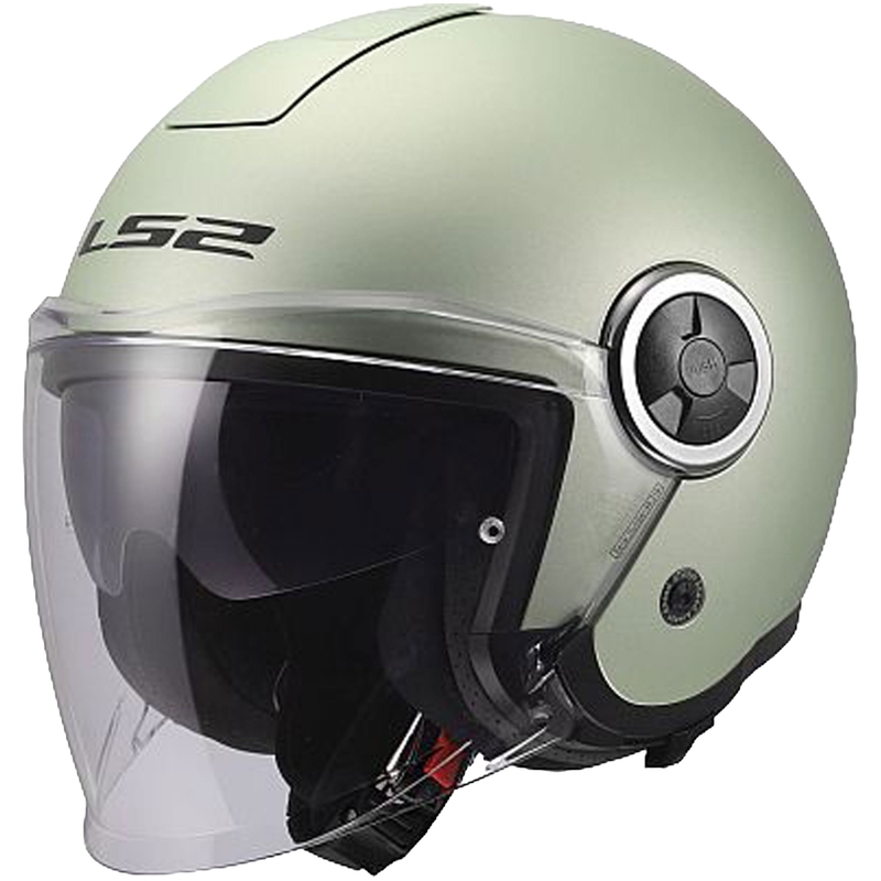 Atviras motociklo šalmas LS2 OF620 Classy Solid matinės pilkos-kometos spalvos