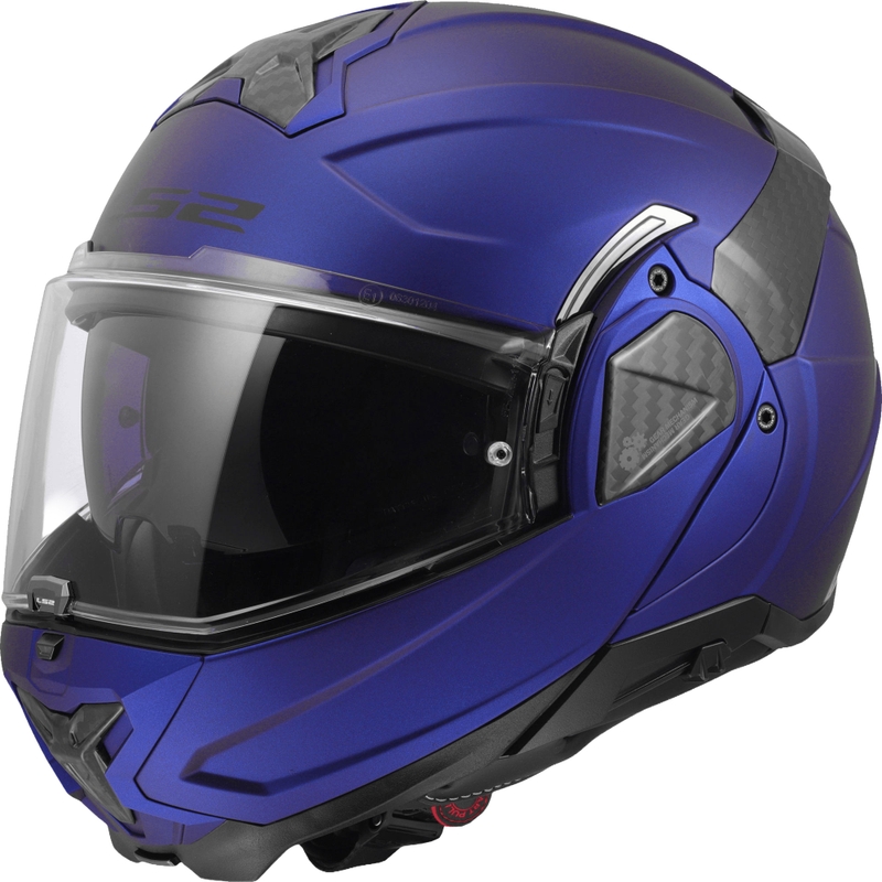 Atlenkiamas motociklo šalmas LS2 FF910 Advant II Solid matinė tamsiai mėlyna