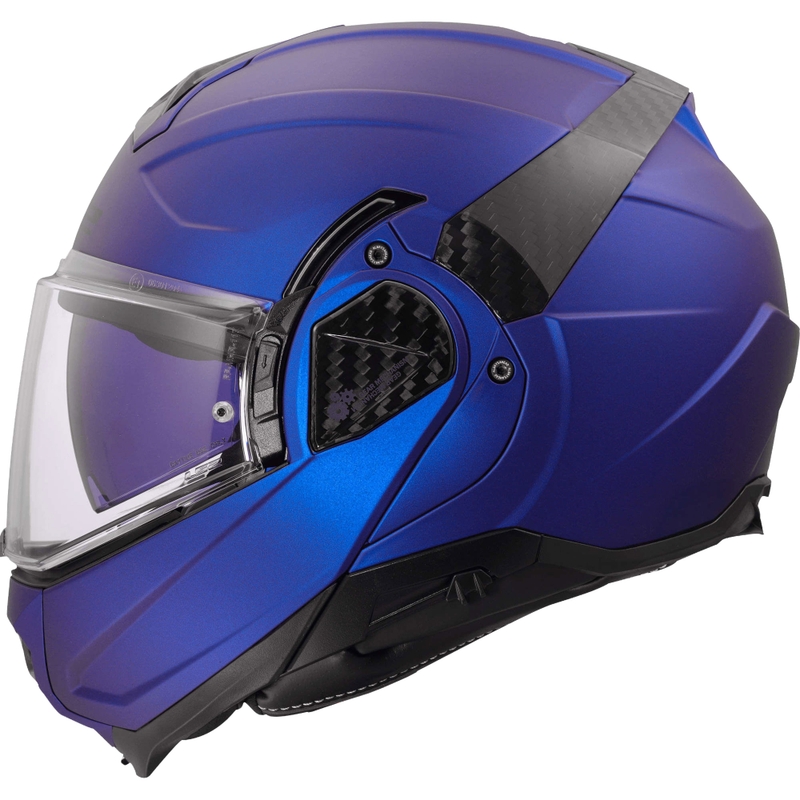 Atlenkiamas motociklo šalmas LS2 FF910 Advant II Solid matinė tamsiai mėlyna