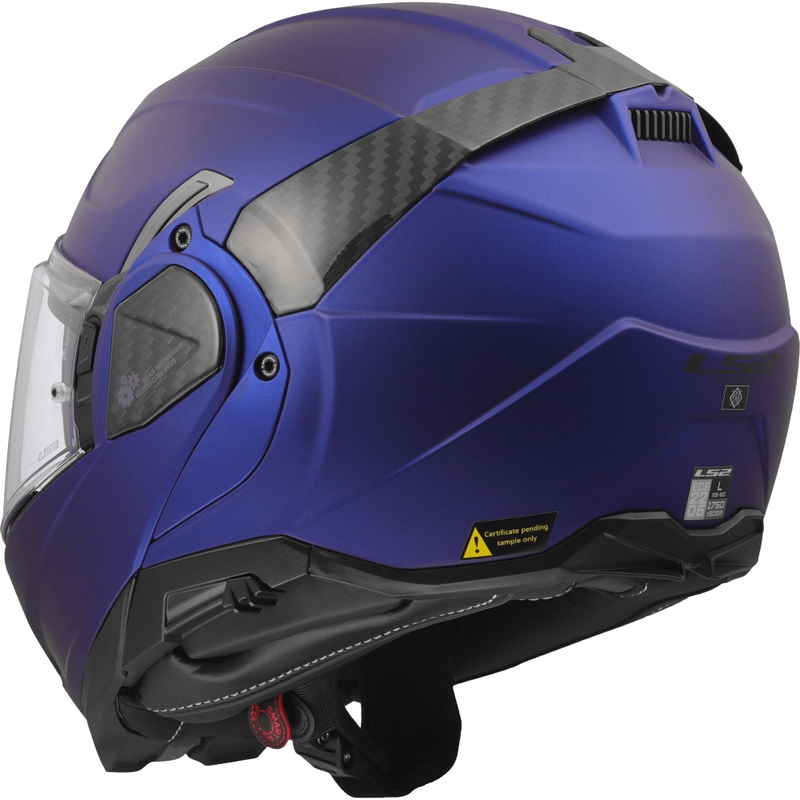Atlenkiamas motociklo šalmas LS2 FF910 Advant II Solid matinė tamsiai mėlyna