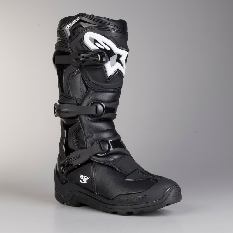 "Alpinestars Tech 3" juodi motociklų batai