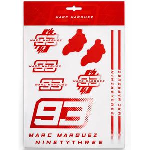 „Ducati Marc Marquez“ dideli lipdukai MM93 raudoni