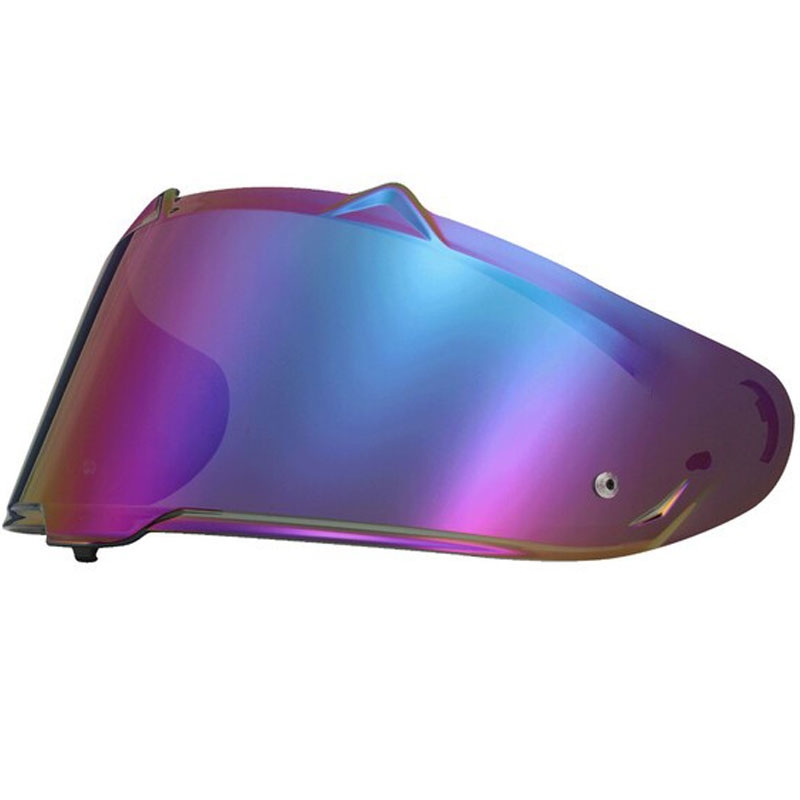 Motociklo šalmo skydelis LS2 FF807/FF817 trikampio formos veidrodinis violetinis