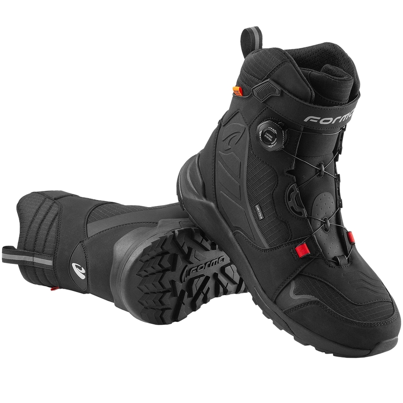 Forma ADV Kite Dry motociklo batai juodi-juodi