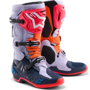 „Alpinestars TECH 10 Limited Edition Records“ motokroso batai, juodi