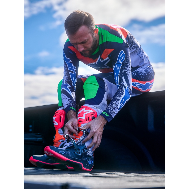 „Alpinestars TECH 10 Limited Edition Records“ motokroso batai, juodi
