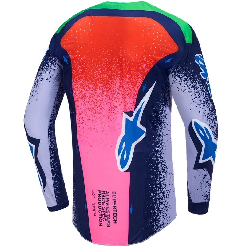 „Alpinestars Supertech Limited Edition Records“ motokroso marškinėliai – pilki