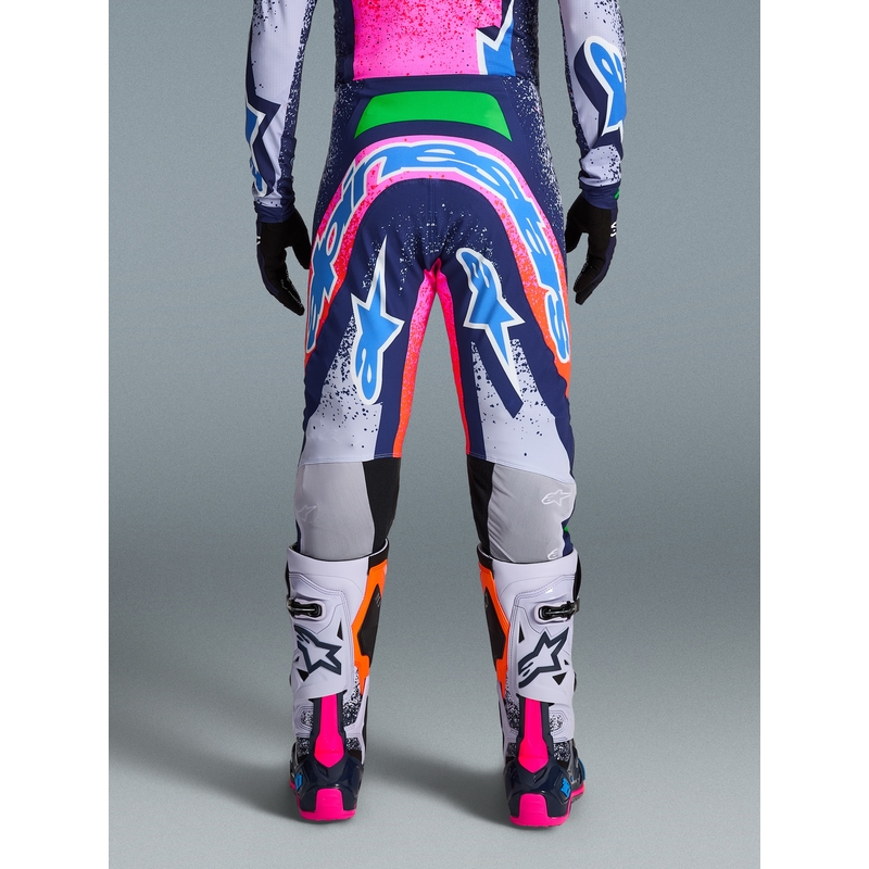 Alpinestars Supertech Limited Edition Records motokroso kelnės, pilkos