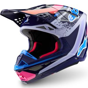 Alpinestars Supertech S-M10 Limited Edition Records motokroso šalmas pilkas