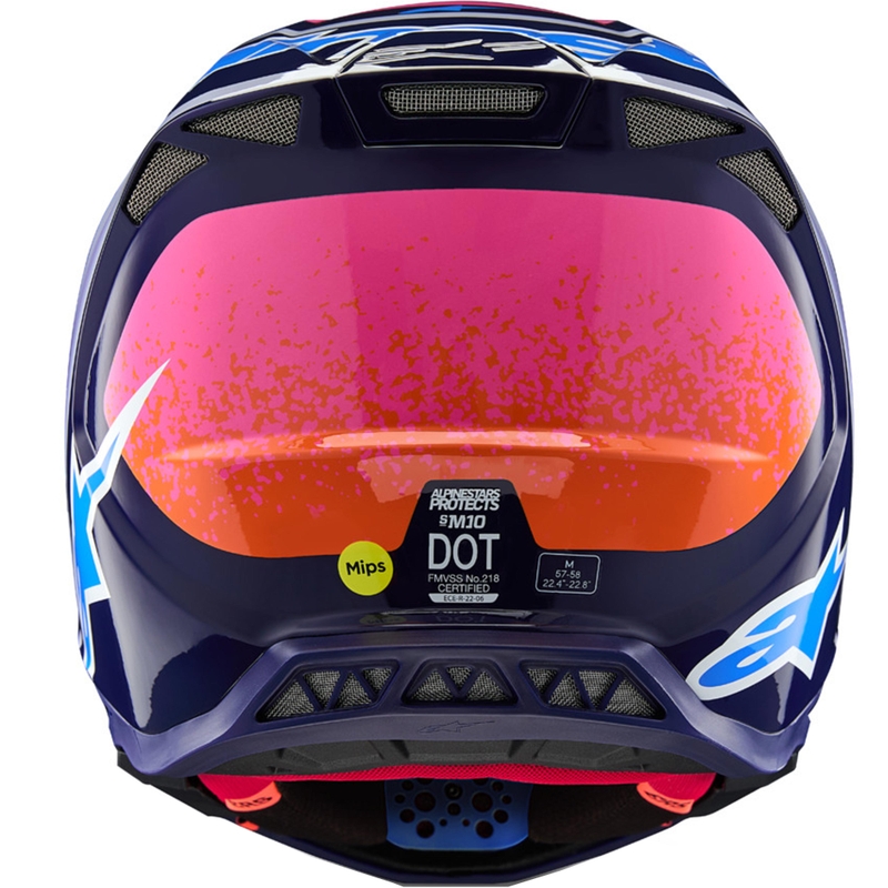 Alpinestars Supertech S-M10 Limited Edition Records motokroso šalmas pilkas