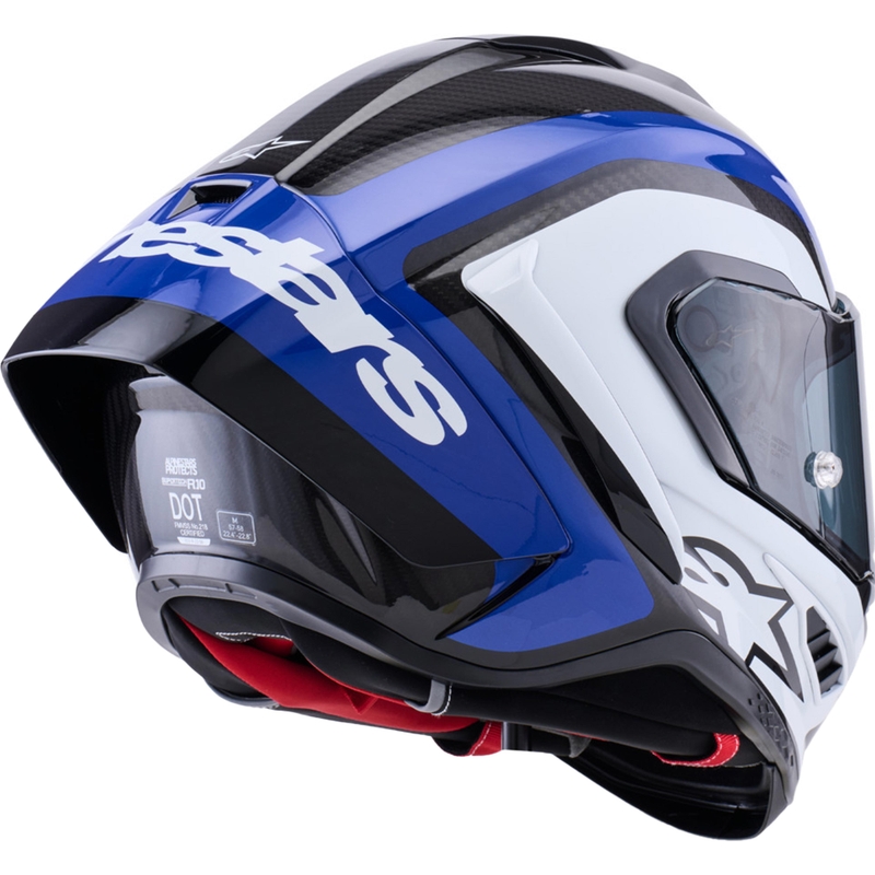 Alpinestars Supertech R10 Arius uždaras motociklo šalmas juodas-mėlynas-baltas
