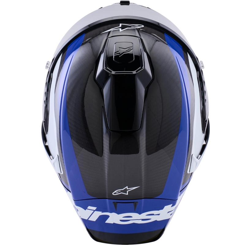 Alpinestars Supertech R10 Arius uždaras motociklo šalmas juodas-mėlynas-baltas